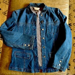 J Jill Out of the Blue Denim shirt jacket